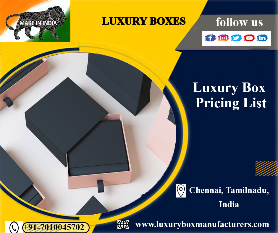 Luxury Rigid Boxes Manufacturers