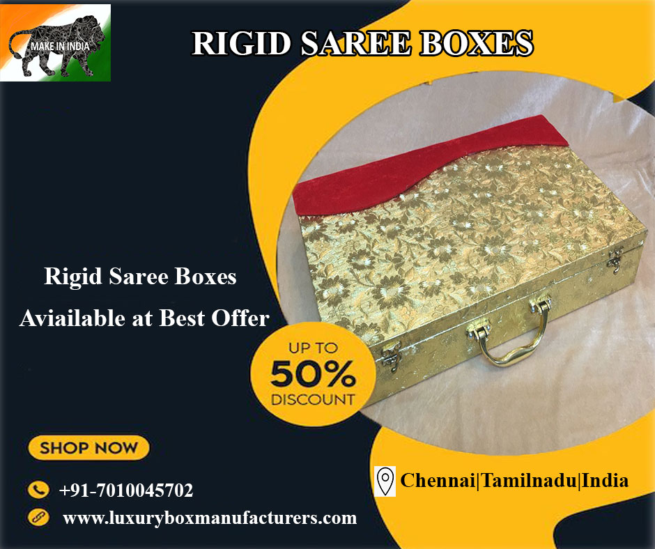 Saree Rigid Boxes Manufacturers