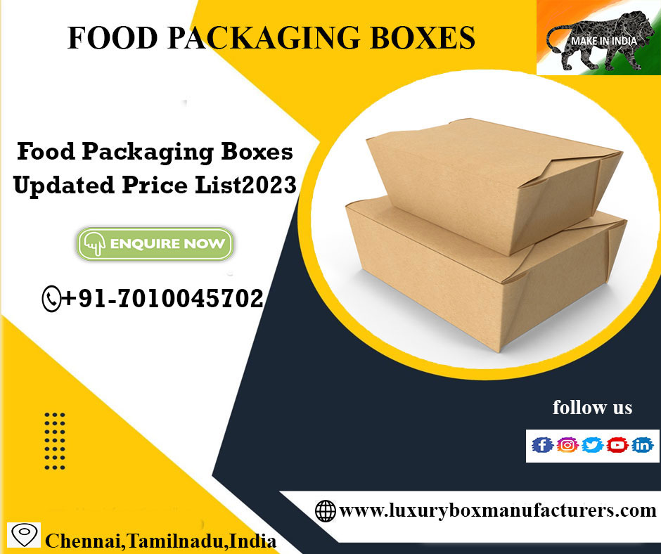 food Packaged Boxes Manufacturers